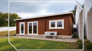 Casa de madera Modelo La Laguna 5 ESTANCIAS 45mm 595x850 cm