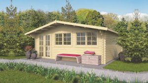 CASA MADERA MODELO GARACHICO 45mm 600X600+75cm