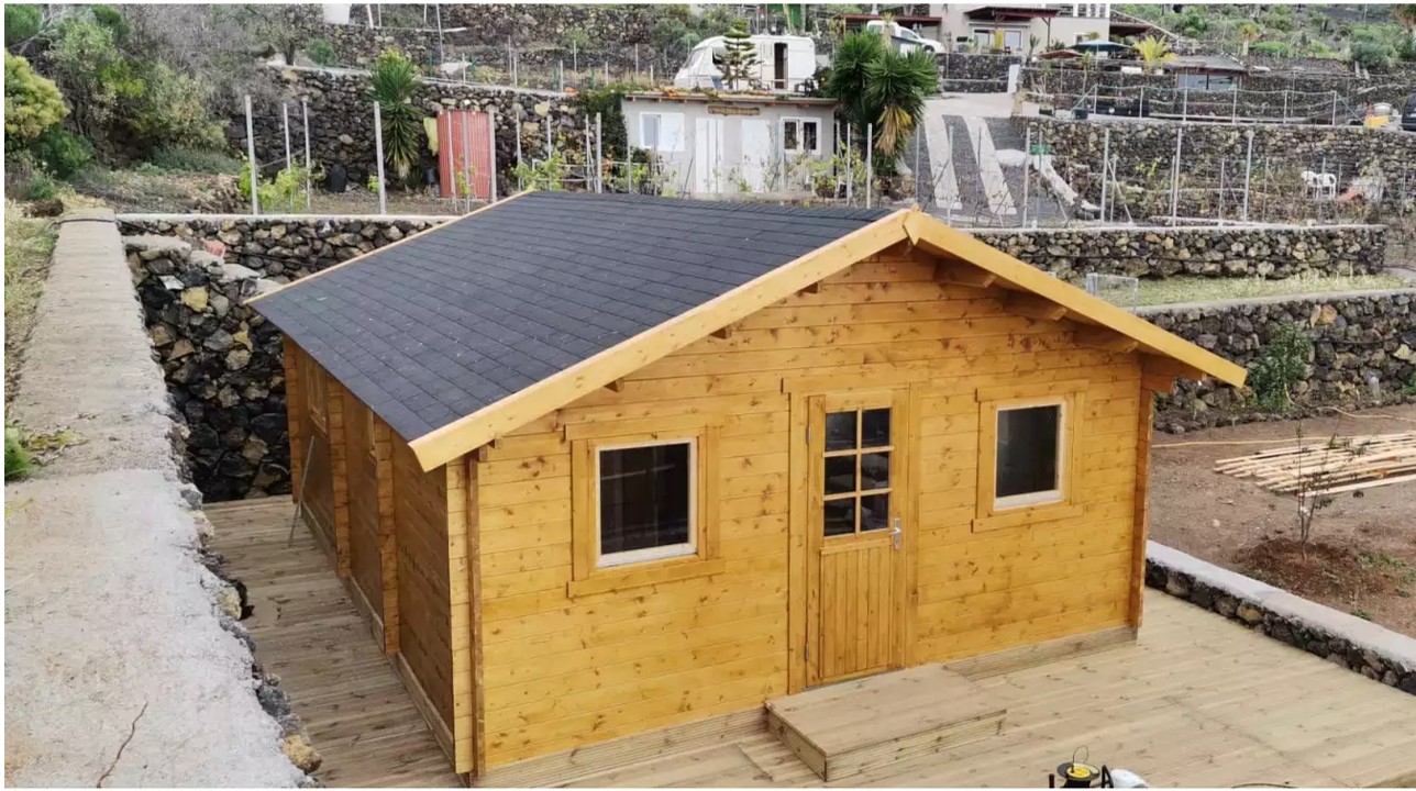 CASA DE MADERA MODELO TENERIFE 44mm 532x702 cm