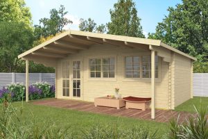 CASA MADERA MODELO TEGUISE 45mm 595X400 +185cm