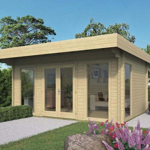 Casas con techo plano