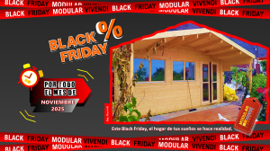 CASA MADERA MODELO TEGUISE 45mm 595X400 +185cm