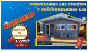 CASA MADERA MODELO GARACHICO 45mm 600X600+75cm