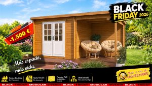 CASAS PREFABRICADAS CHAFIRAS 2 ESTANCIA 500X300 - 28MM