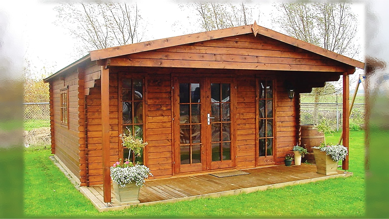 CASA MADERA MODELO HUGO 45mm 500X500 +170cm