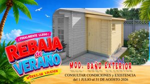 MODULO EXTENSIÓN CASA + VENTANA 28mm 160X220