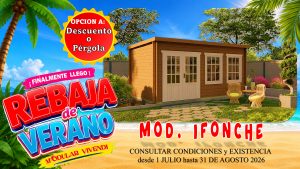 CASA IFONCHE TECHO PLANO 40mm 500X300