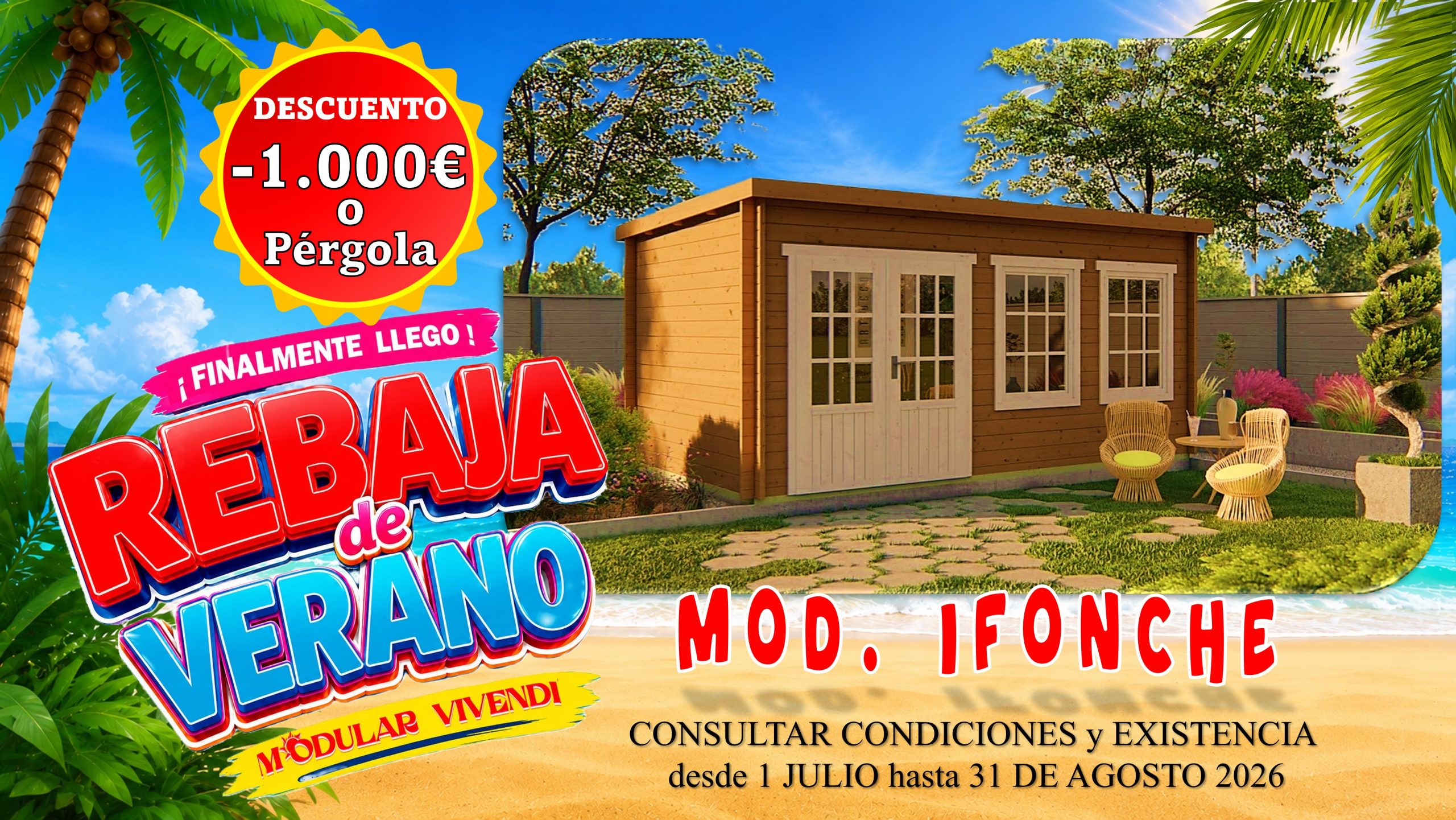 CASA IFONCHE TECHO PLANO 40mm 500X300