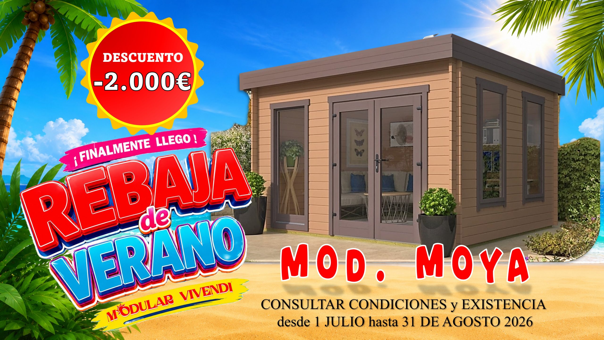CASETA DE MADERA MODELO MOYA 40mm 400X350